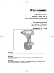 Panasonic EY7202 Manual De Instrucciones