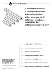 Franklin Electric 214 Manual De Instrucciones