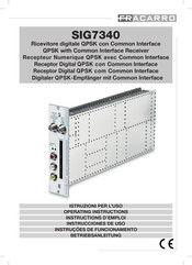 Fracarro SIG7340 Instrucciones De Uso