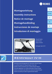 REMIS REMIfront IV-M Instrucciones De Montaje