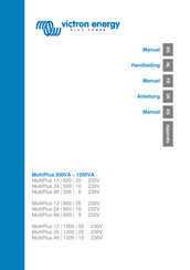 Victron Energie MultiPlus 12/800/35 Manual De Usuario