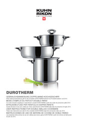 Kuhn Rikon Durotherm Instrucciones De Uso