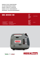 Mosa GE 2000 BI Manual De Uso