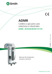 AO Smith ADMR-40 Manual De Instalación, Usuario Y Servicio