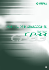 Yamaha CP33 Manual De Instrucciones