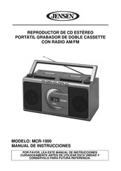 Jensen MCR-1000 Manual De Instrucciones