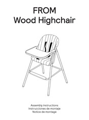 FROM wood highchair Instrucciones De Montaje