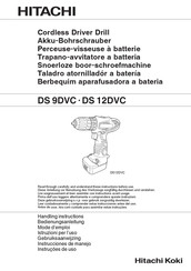 Hitachi Koki DS 9DVC Instrucciones De Manejo