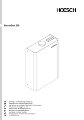 HOESCH SteamBox 330 Instrucciones De Montaje