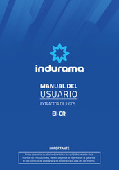 Indurama EI-CR Manual Del Usuario