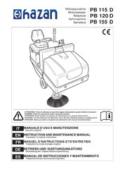 HAZAN PB 155 D Manual De Instrucciones Y Mantenimiento