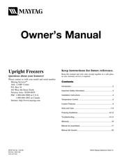 Maytag MQU1554AEW Manual Del Usuario