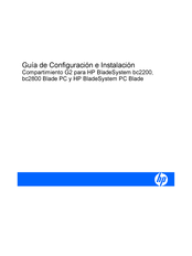 HP BladeSystem bc2800 Guía De Configuración E Instalación