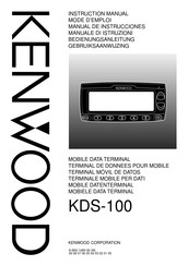 Kenwood KDS-100 Manual De Instrucciones