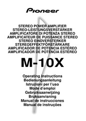 Pioneer M-10X Manual De Instrucciones