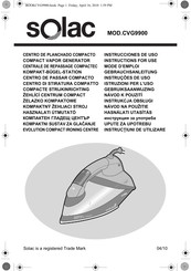 SOLAC CVG9900 Instrucciones De Uso