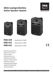 IMG STAGELINE PAK-415 Manual Instrucciones