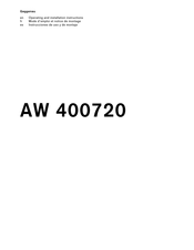Gaggenau AW 400720 Instrucciones De Uso Y De Montaje