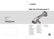 Bosch GWS 18V-10 Professional Manual Original