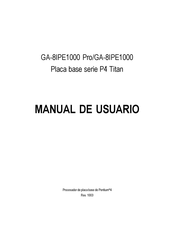 Gigabyte GA-8IPE1000 Pro Manual De Usuario