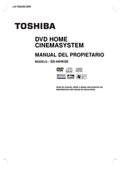 Toshiba SD-44HKSE Manual Del Propietário