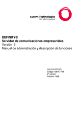 Lucent Technologies DEFINITY Manual De Administración