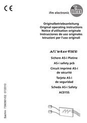 IFM Electronic AC015S Instrucciones De Uso