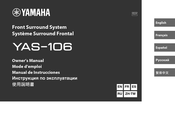 Yamaha YAS-106 Manual De Instrucciones