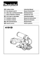 Makita 4191D Manual De Instrucciones