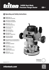Triton MOF 001 Instrucciones De Uso Y De Seguridad