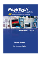 Peaktech 2015 Manual De Uso