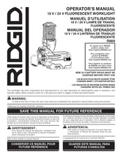 RIDGID R869 Manual Del Operador