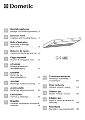 Dometic CK400 Instrucciones De Montaje