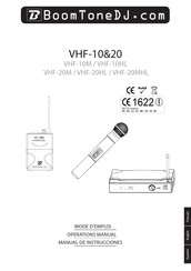 BoomToneDJ VHF-10HL Manual De Instrucciones