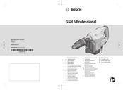 Bosch GSH 5 Professional Manual Original
