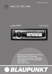 Blaupunkt London MP37 Instrucciones De Manejo