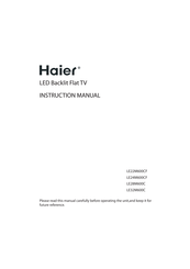 Haier LE28M600C Manual De Instrucciones