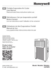 Honeywell CO70PE Manual De Uso