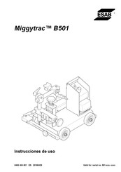 ESAB Miggytrac B501 Instrucciones De Uso