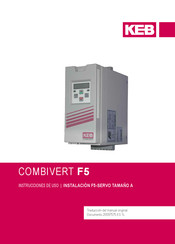 KEB COMBIVERT F5-SERVO Instrucciones De Uso