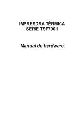 Star TSP700II Serie Manual De Instruccione