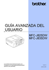 Brother MFC-J835DW Guía Avanzada Del Usuario