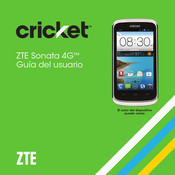 ZTE Cricket Sonata 4G Guia Del Usuario