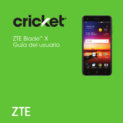 ZTE Cricket Blade X Guia Del Usuario