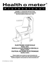 Health O Meter 594KL Instrucciones De Montaje Y Uso