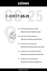 Dörr E-DIRECT GS-25 Manual De Instrucciones