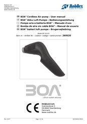 Mobilex BOA BP 01072 Manual De Usuario