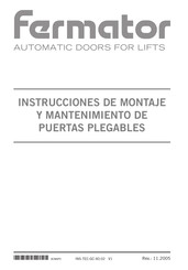 Fermator 40/10 Instrucciones De Montaje