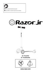 Razor Jr. t3 Manual De Instrucciones