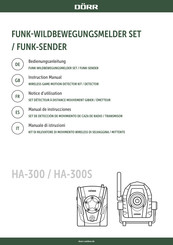 Dörr HA-300 Manual De Instrucciones